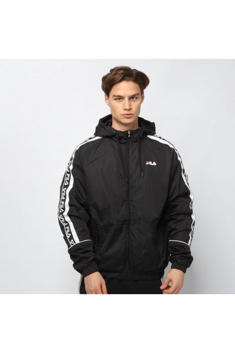 Geaca antivant, Fila, Poliamida, Negru, S