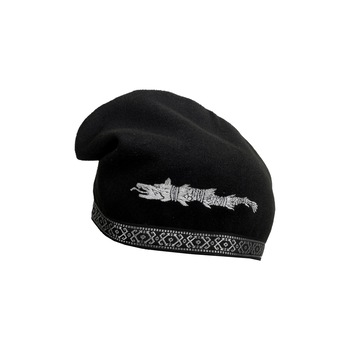 Caciula dacica neagra cu broderie ,marimea 50 Caciula dacica neagra cu broderie ,marimea 50