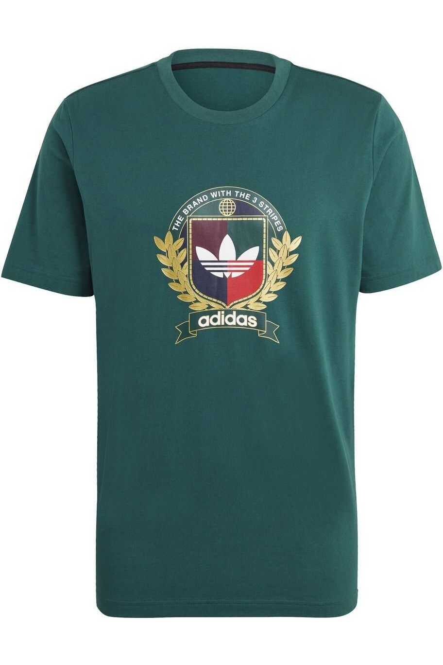 Tricou Barbati Adidas Crest Tee H31177, Verde