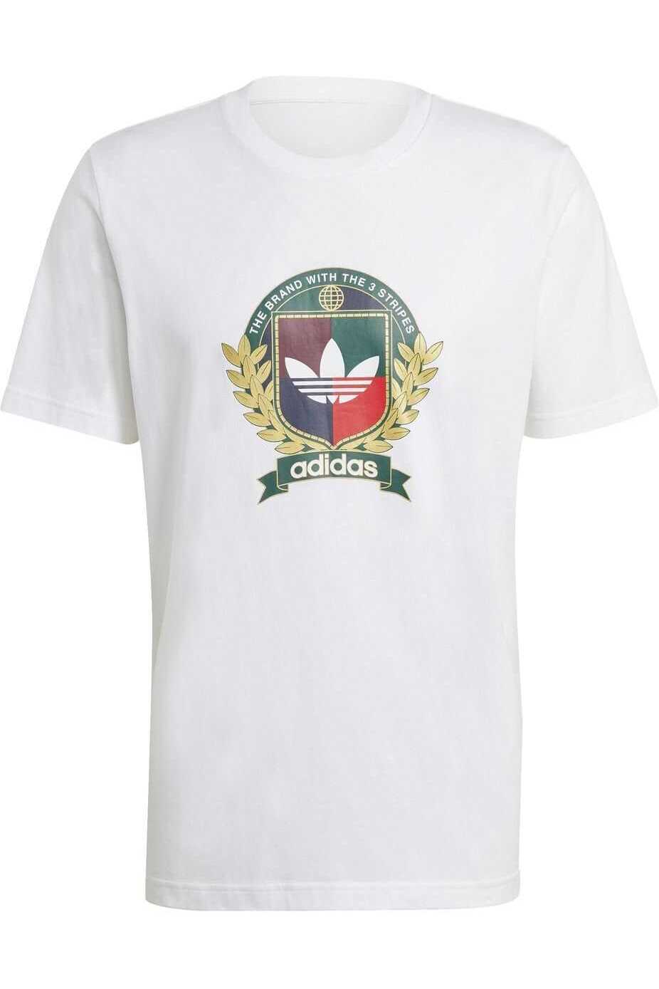 Tricou Barbati Adidas Crest Tee H32143, Alb, S