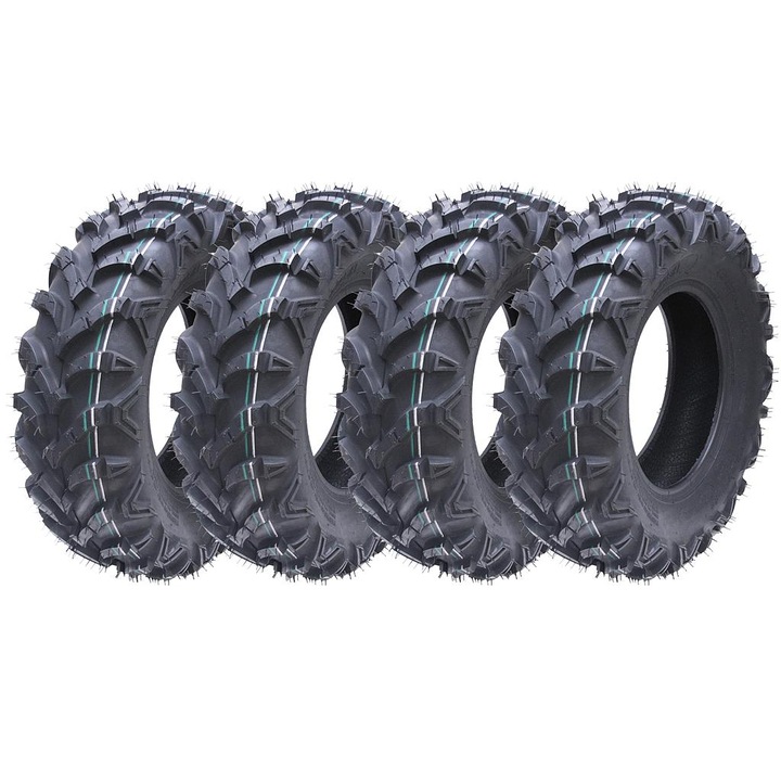 Set 4 anvelope pentru ATV Wanda, Cauciuc, 540 x 180 mm, Sarcina maxima 97.5 kg
