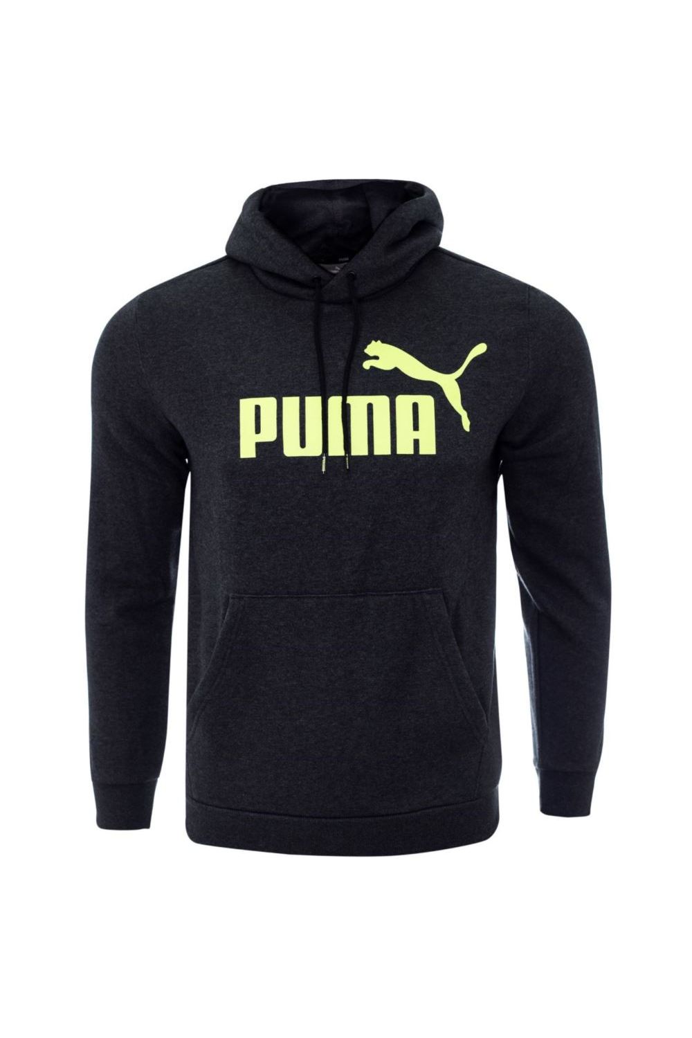 Hanorac, Puma, ESS + Hoody FL, 852422 51, Bumbac, Negru, L