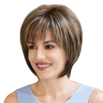 Peruca dama, Material sintetic, Maro, 20 cm Peruca dama, Material sintetic, Maro, 20 cm