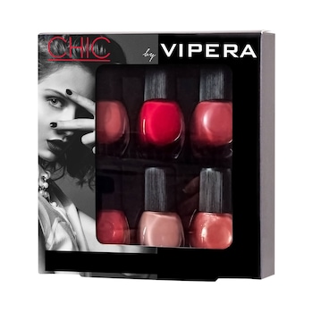 Seturi de 6 lacuri de unghii in cutie cadou CHIC 19 by VIPERA 19 superb 6 x 5.5ml (10,106,107,108,121,123) Seturi de 6 lacuri de unghii in cutie cadou CHIC 19 by VIPERA 19 superb 6 x 5.5ml (10,106,107,108,121,123)