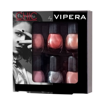 Seturi de 6 lacuri de unghii in cutie cadou CHIC 01 by VIPERA 01 allure 6 x 5.5ml (10,75,102,104,105,131) Seturi de 6 lacuri de unghii in cutie cadou CHIC 01 by VIPERA 01 allure 6 x 5.5ml (10,75,102,104,105,131)
