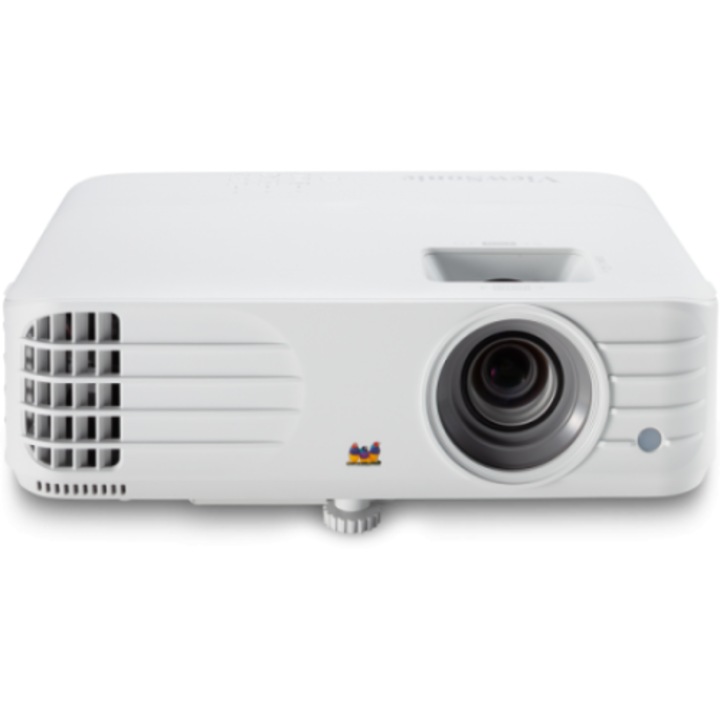 Видео проектор ViewSonic PG706HD, 1920x1080, 4000lm, DLP лампа, 16:9, RJ45, HDMI, RS232, VGA, вътрешни високоговорители, Бял