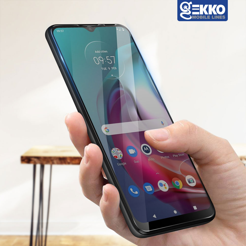 Folie sticla pentru Motorola Moto G30 / G20, G10 - Tempered Glass 6D, Full Glue, protectie ecran, margini negre, usor curbate iShield® Contur negru