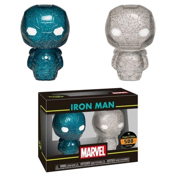 Set 2 figurine Iron Man, FunKo, Hikari, 10 cm, Argintiu/Albastru Set 2 figurine Iron Man, FunKo, Hikari, 10 cm, Argintiu/Albastru