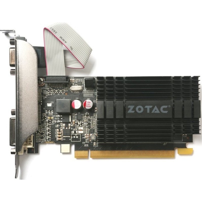 Placa video Zotac GeForce GT 710, 2GB DDR3 64 Bit, HDMI, DVI, VGA, BULK