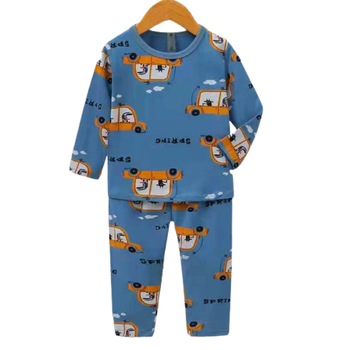 Pijama copii,Bubu-Still,Model baietel,2 ani,92 cm,albastru Pijama copii,Bubu-Still,Model baietel,2 ani,92 cm,albastru