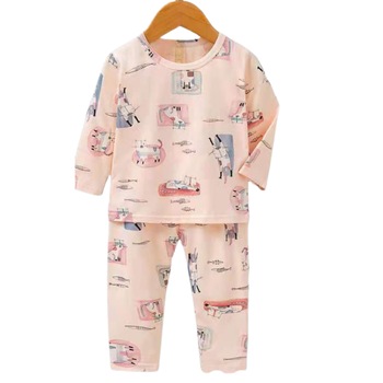Pijama copii,Bubu-Still,Model fetita, 3 ani, 100 cm,roz