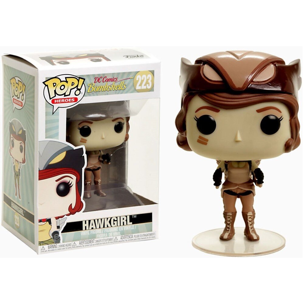 Figurina Hawkgirl, FunKo, POP, DC Bombshells, 9 cm, Multicolor