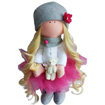 Papusa Biloo Doll Andrada, Creatie handmade, dimensiune 43 cm Papusa Biloo Doll Andrada, Creatie handmade, dimensiune 43 cm