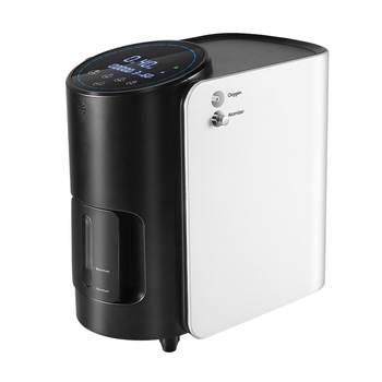 Concentrator de oxigen portabil Y-101W, capacitate 1-7 L/min, nebulizator, aerosoli, concentratie oxigen reglabila 40%-90%, alb/negru Concentrator de oxigen portabil Y-101W, capacitate 1-7 L/min, nebulizator, aerosoli, concentratie oxigen reglabila 40%-90%, alb/negru