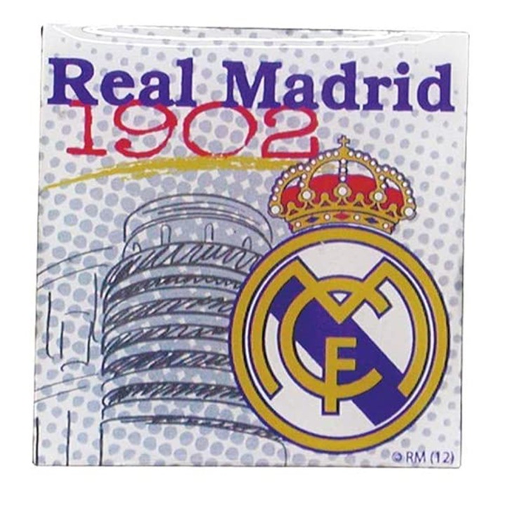 Магнит C Y P Real Madrid 021553 3-43, Квадратна форма, Многоцветен, 6х6 см