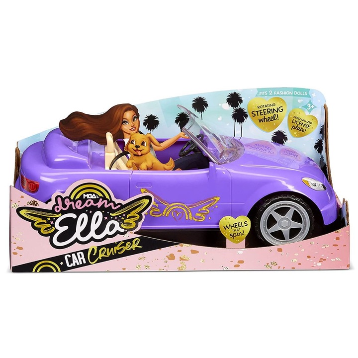 Babaautó, MGA Entertainment, Dream Ella, lila, 6,0x16,5x20,0 cm