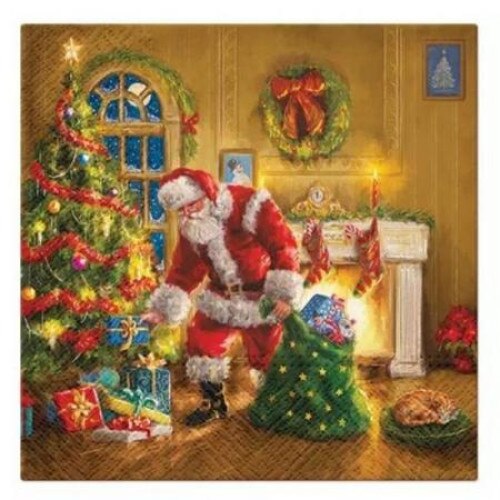 Servetele, Magie de Craciun, Hartie 33 x 33 cm, 20 Buc/Pachet