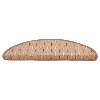 Set covorase pentru trepte scara, 15 buc, maro, 56x20 cm 149869 Set covorase pentru trepte scara, 15 buc, maro, 56x20 cm 149869