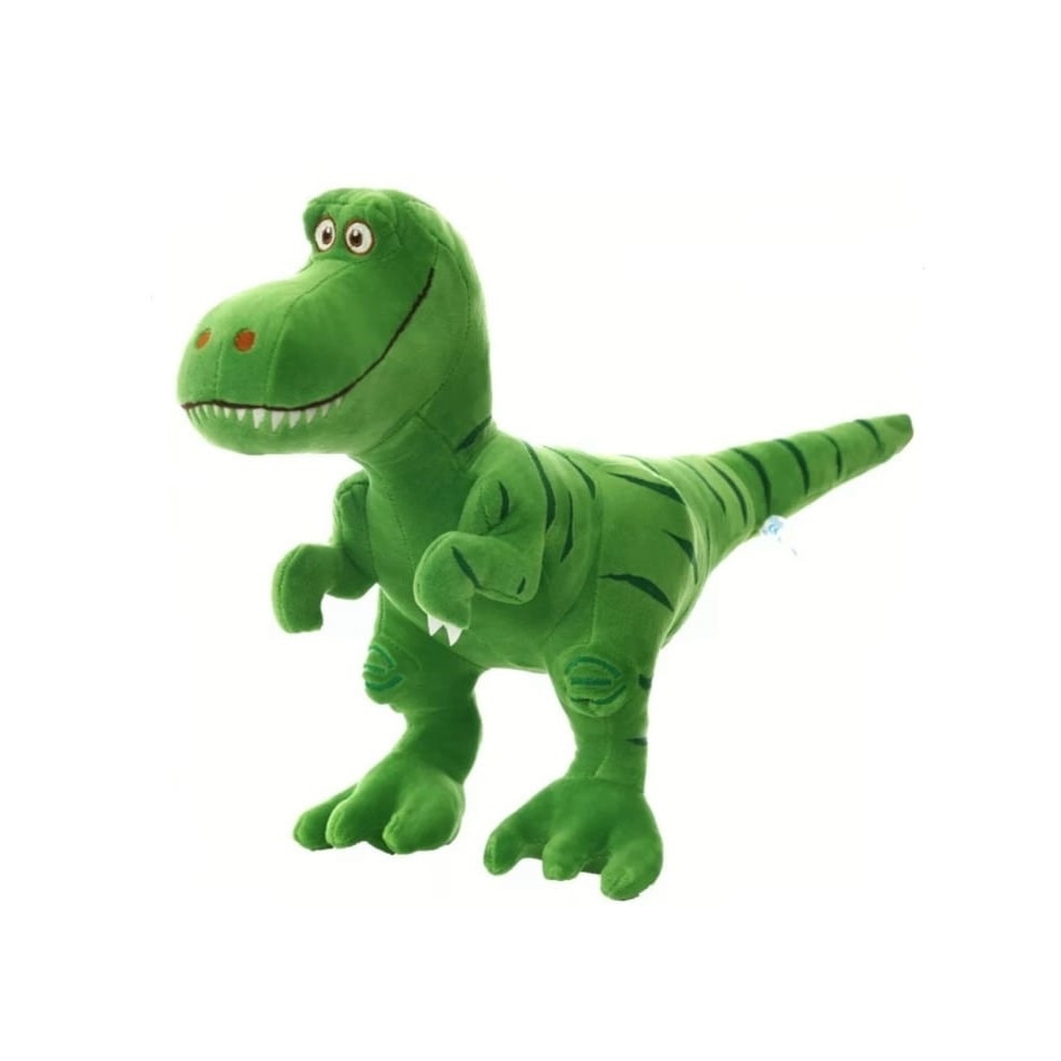 Jucarie de plus , Dinozaur T - rex , verde , 40 cm