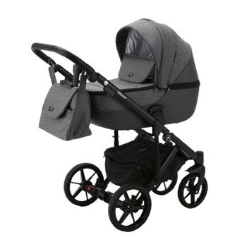 Carucior copii 3 in 1 Bibione Adamex Grafit PS35 Carucior copii 3 in 1 Bibione Adamex Grafit PS35