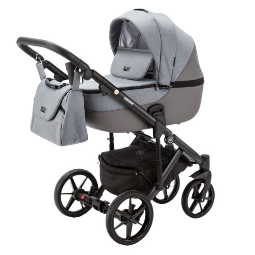 Carucior copii 3 in 1 Bibione Adamex Grey PS59