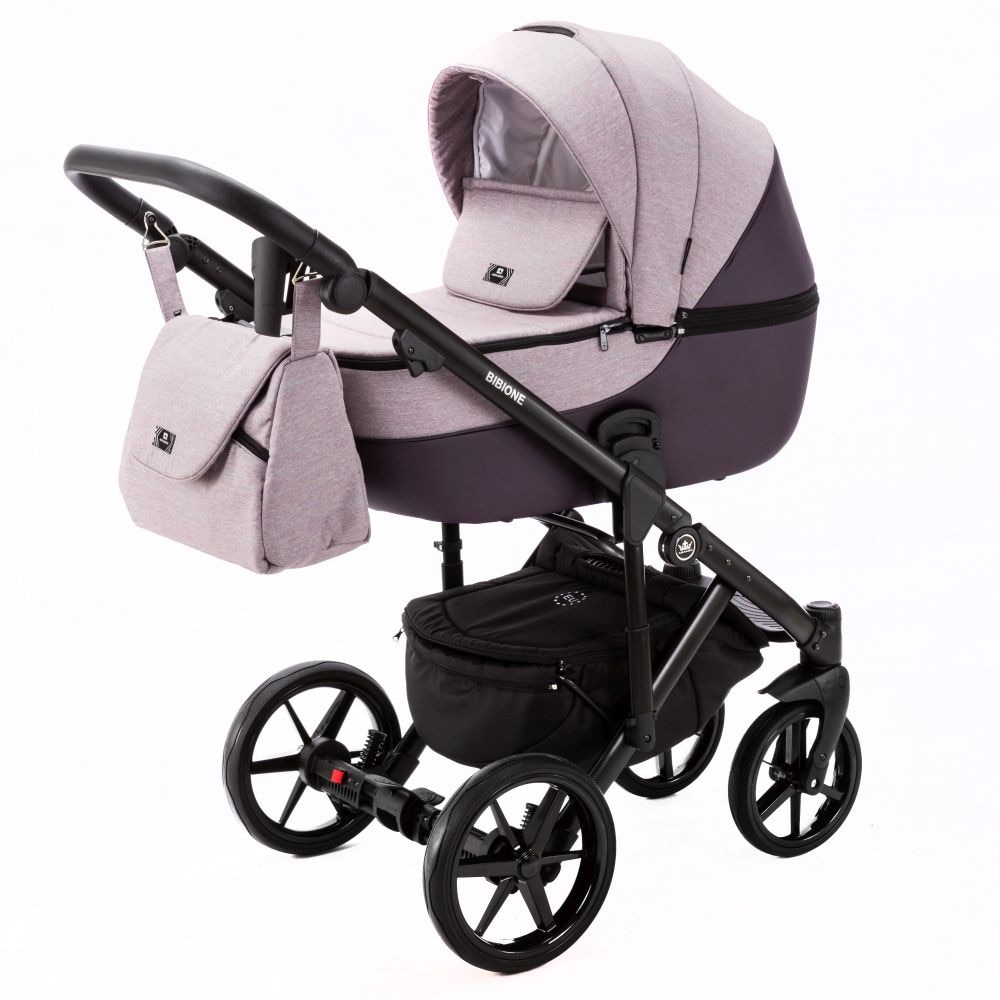 Carucior copii 3 in 1 Bibione Adamex Soft Purple PS13