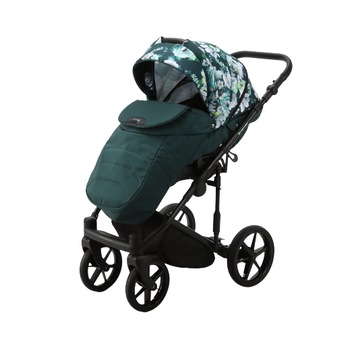 Carucior copii 3 in 1 Zico Adamex Special Green Flowers Carucior copii 3 in 1 Zico Adamex Special Green Flowers