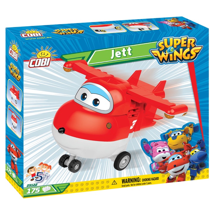 COBI Super Wings 25122 Jett, 175 darabos