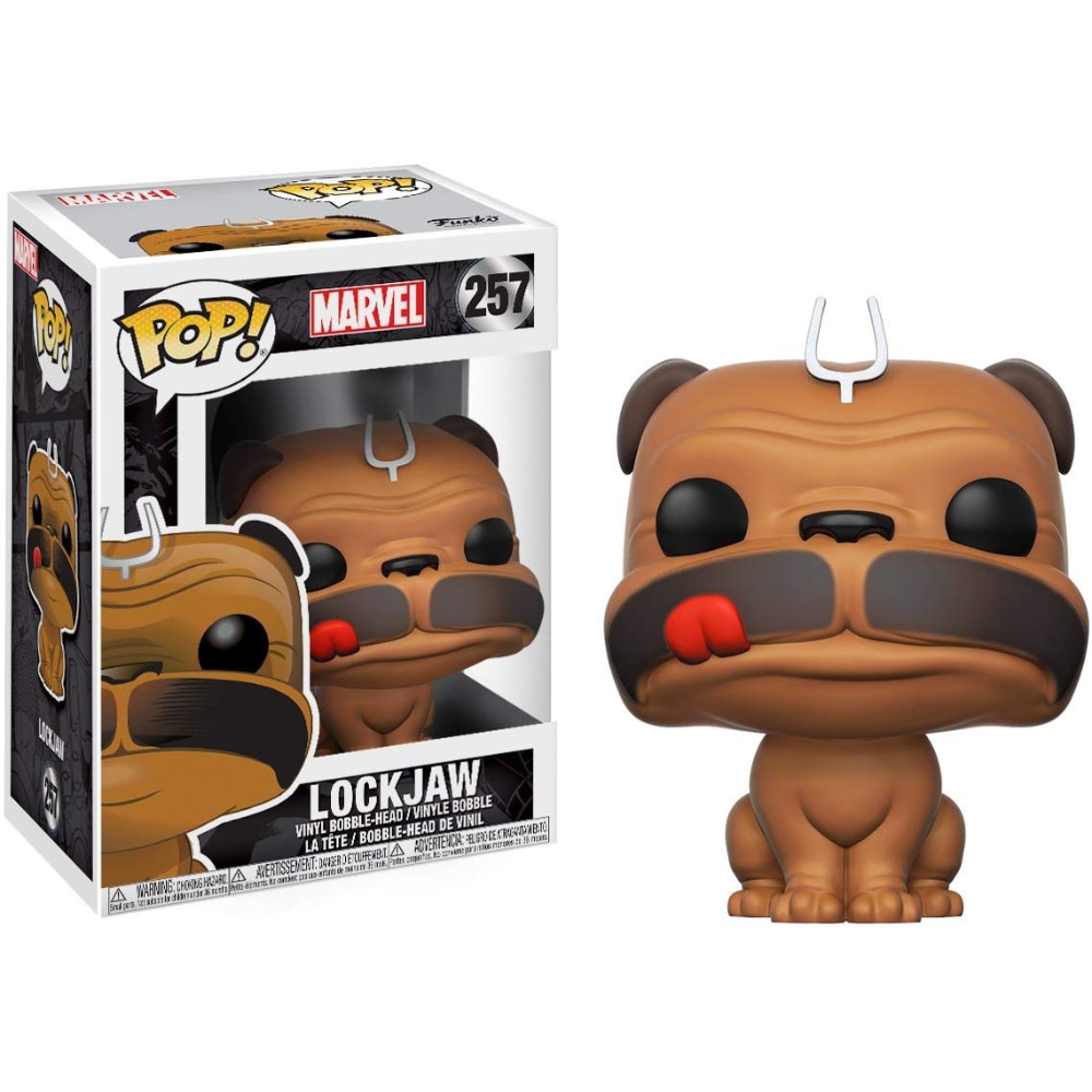 Figurina bobblehead Lockjaw, FunKo, POP, 9 cm, Multicolor