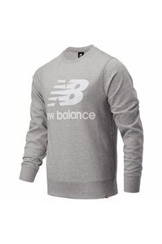 Bluza barbati, New Balance Essentials Stacked LOGO MT03560AG, Bumbac, XL, Gri Bluza barbati, New Balance Essentials Stacked LOGO MT03560AG, Bumbac, XL, Gri