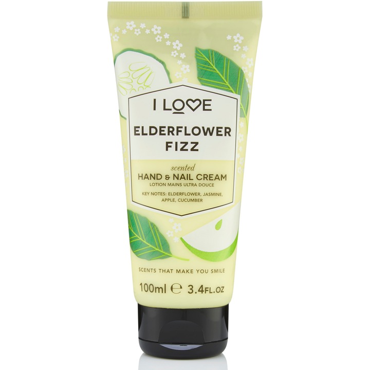 Crema de maini si unghii I love Elderflower Fizz, 100 ml