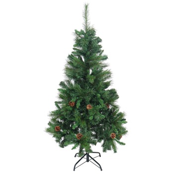 Brad artificial iMK®, Suport inclus, Isi mentine aspectul ingrijit, Inaltime de 150 cm, 418 de varfuri Brad artificial iMK®, Suport inclus, Isi mentine aspectul ingrijit, Inaltime de 150 cm, 418 de varfuri