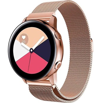 Curea ceas metalica ZAFIT™ Milanese, compatibila cu smartwatch Huawei Watch GT 2 42 mm, Samsung Galaxy Watch 42 mm, latime curea 20 mm, Auriu rose Curea ceas metalica ZAFIT™ Milanese, compatibila cu smartwatch Huawei Watch GT 2 42 mm, Samsung Galaxy Watch 42 mm, latime curea 20 mm, Auriu rose