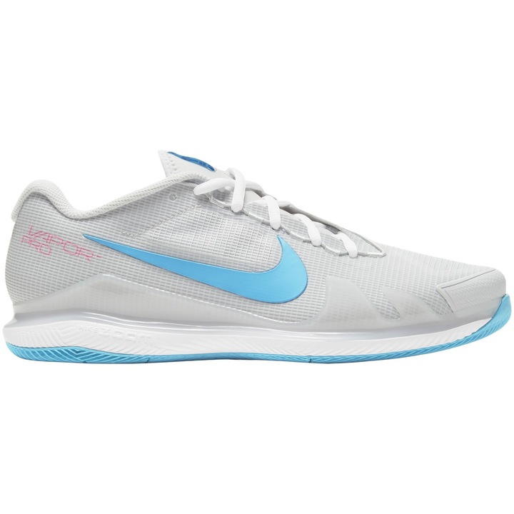 Pantofi sport Nike Air Zoom Vapor Pro Hc pentru tenis, CZ0220-008, alb/albastru, 40