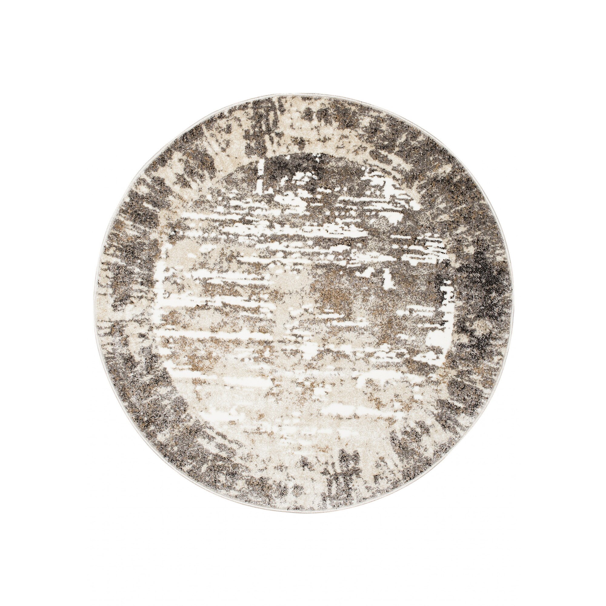 Covor Breeze Round Modern Cream Soft Color 31008/44945 Alb 150x150