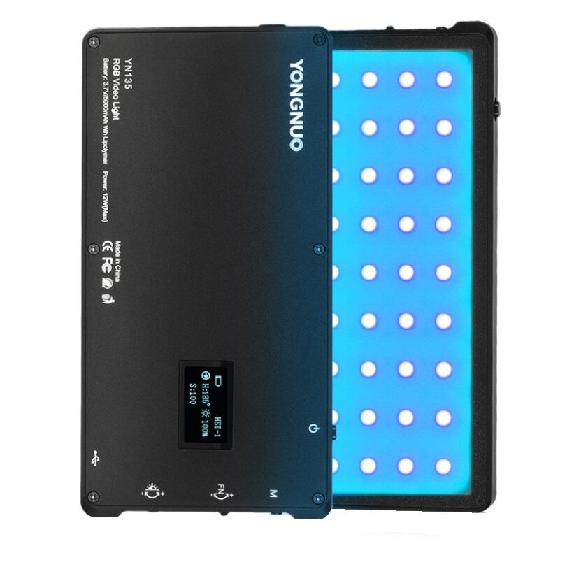 Lampa LED Yongnuo YN135RGB 150LED-uri temperatura de culoare 3200-5600K