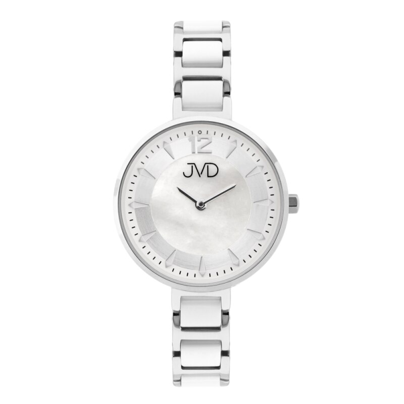 Ceas dama JVD, 3 ATM, 30 mm, Argintiu