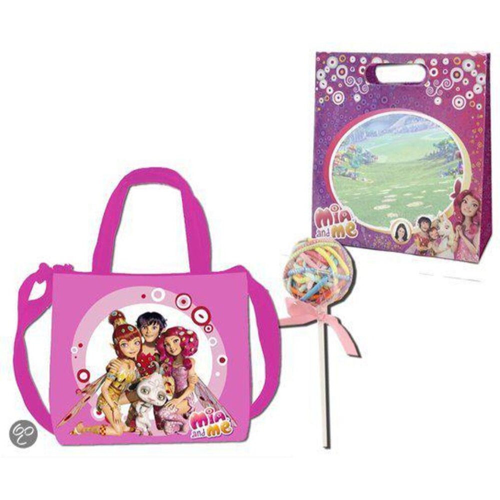 Set accesorii Mia and Me, Coriex, Geanta, Elastice par, Multicolor