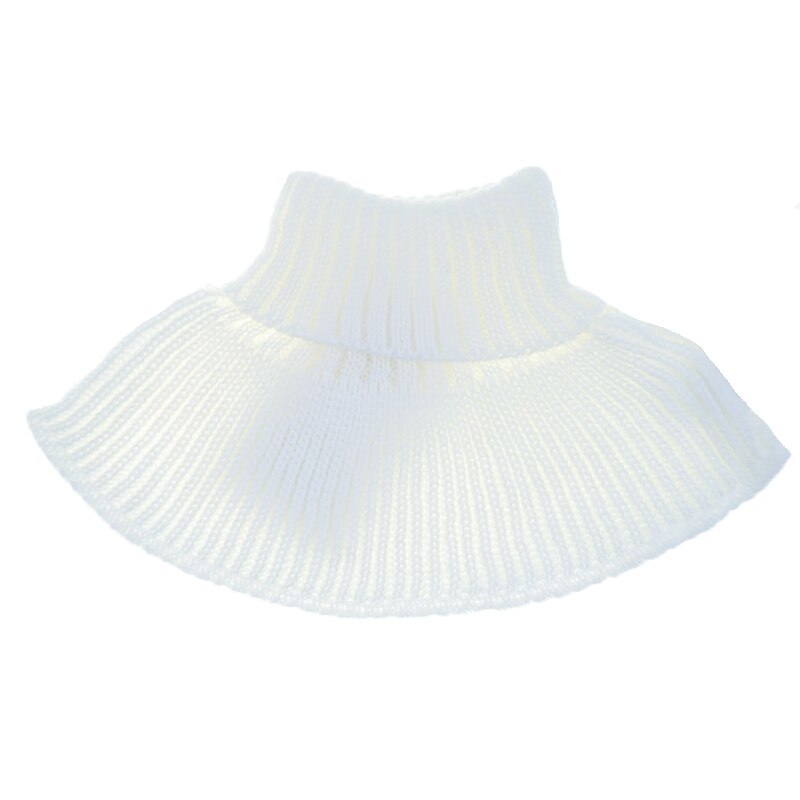 Fular tip guler pentru fete Aliap 112725-1, Alb