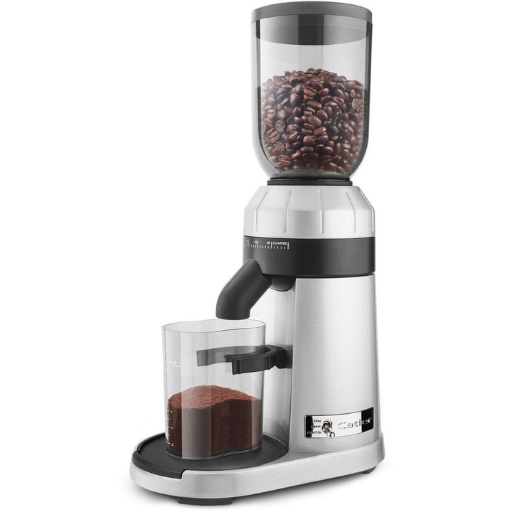 Автоматична кафемелачка Catler CG 8011, 25 степени на мелене на кафе, резервоар за кафе 250 гр., сребриста