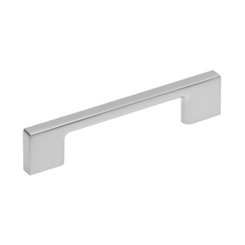 Maner pentru mobila Uzo, finisaj crom lucios, L128 mm Maner pentru mobila Uzo, finisaj crom lucios, L128 mm