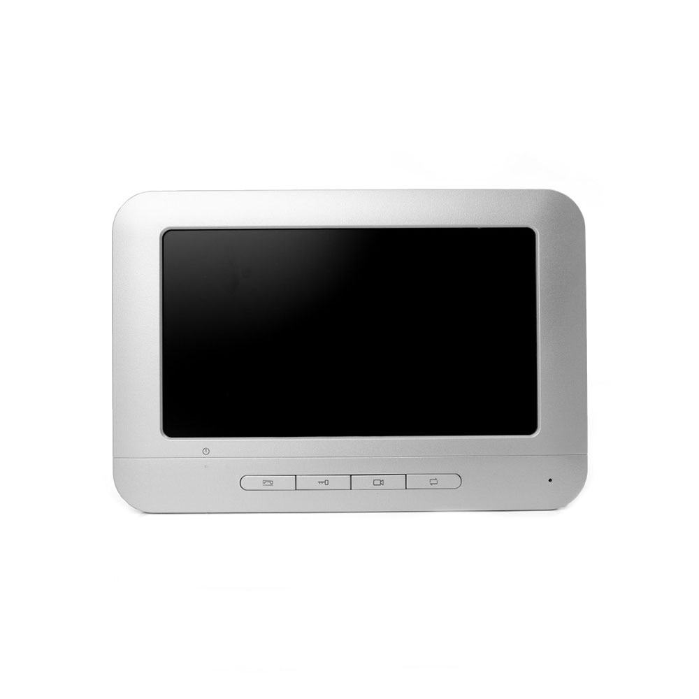 Kit videointerfon, Acvil, ACV-K202, conectare pe 4 fire, 1 familie, 7 inch, aparent