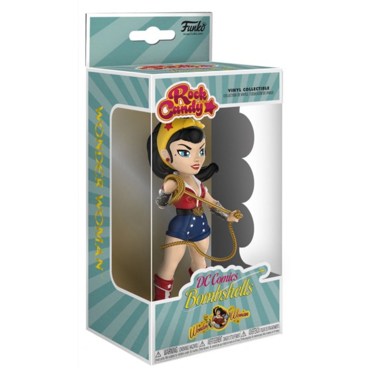 Wonder Woman figura, FunKo, POP, DC Comics Bombshells, 13 cm, Többszínű
