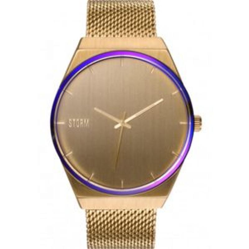Ceas barbatesc STORM, Auriu