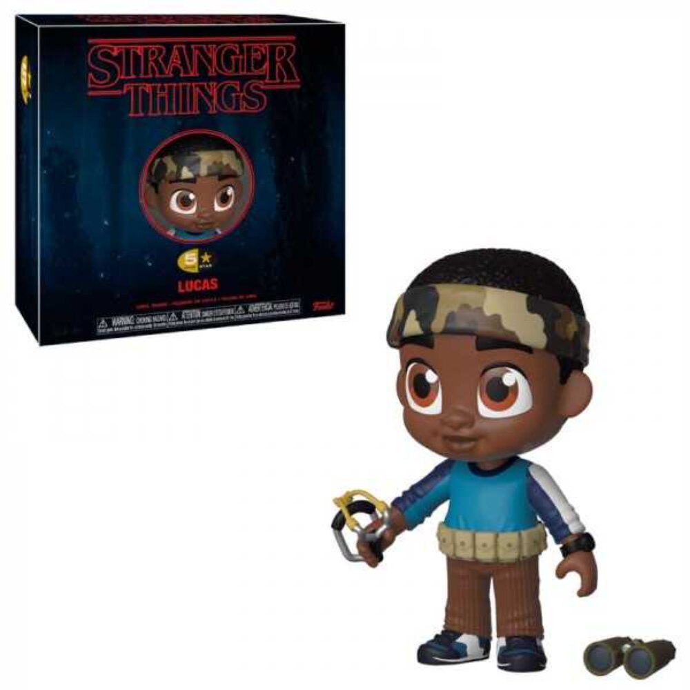 Figurina Lucas, FunKo, Stranger Things, 7.5 cm, Multicolor