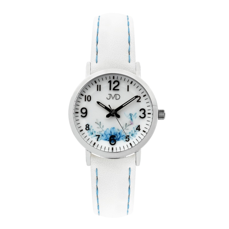 Ceas de mana JVD pentru copii, Alb