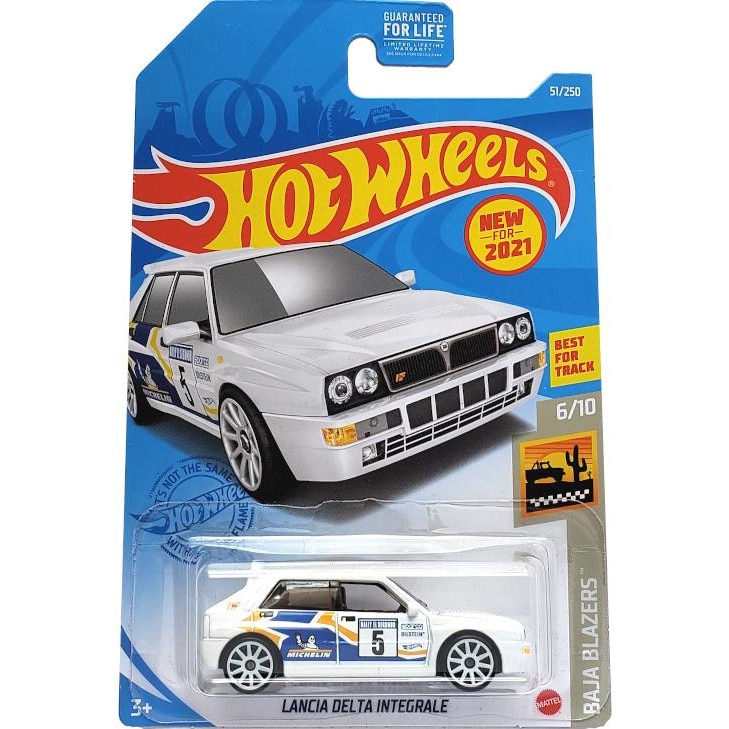 Masinuta Hot Wheels Lancia Delta Integrale, scara 1/64