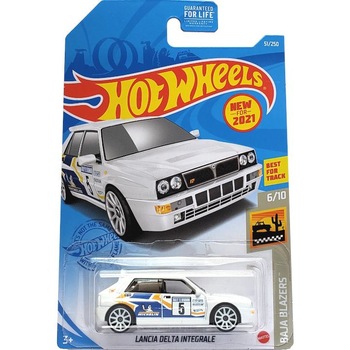Masinuta Hot Wheels Lancia Delta Integrale, scara 1/64 Masinuta Hot Wheels Lancia Delta Integrale, scara 1/64