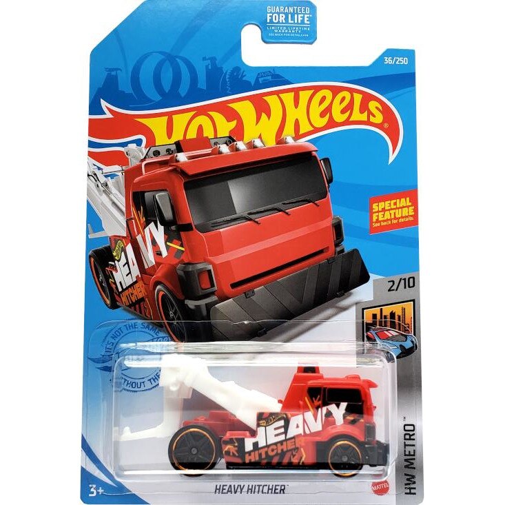 Masinuta Hot Wheels Heavy Hitcher, scara 1/64