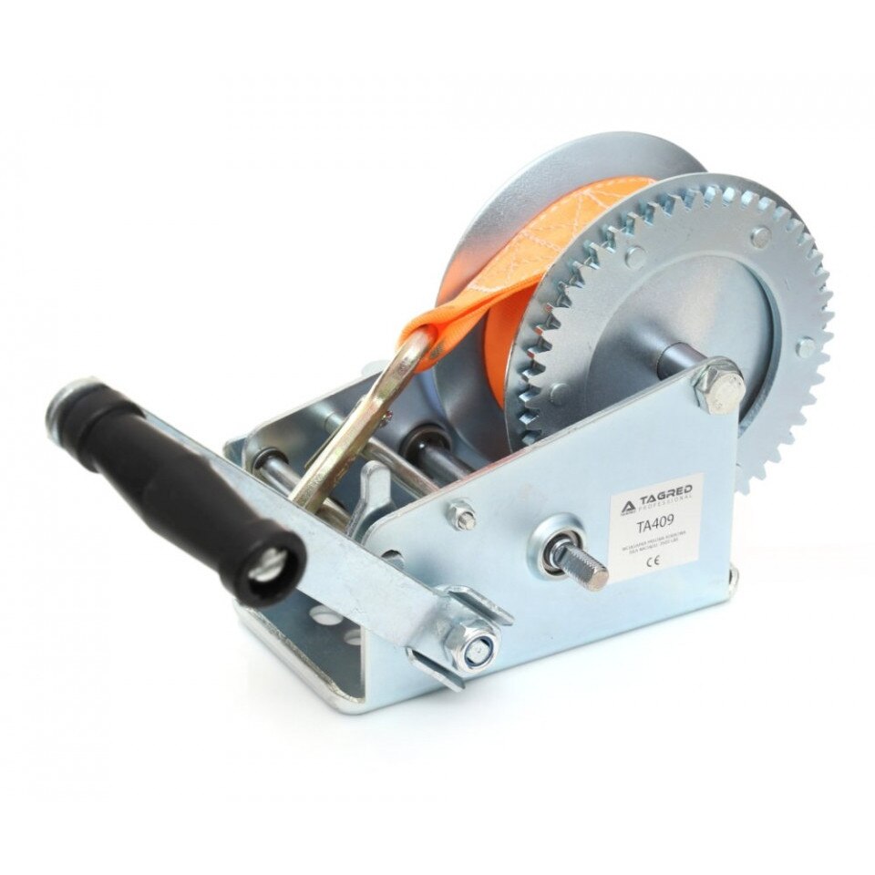 Troliu Manual 1588 kg cu centura sintetica 10m 50mm TA409
